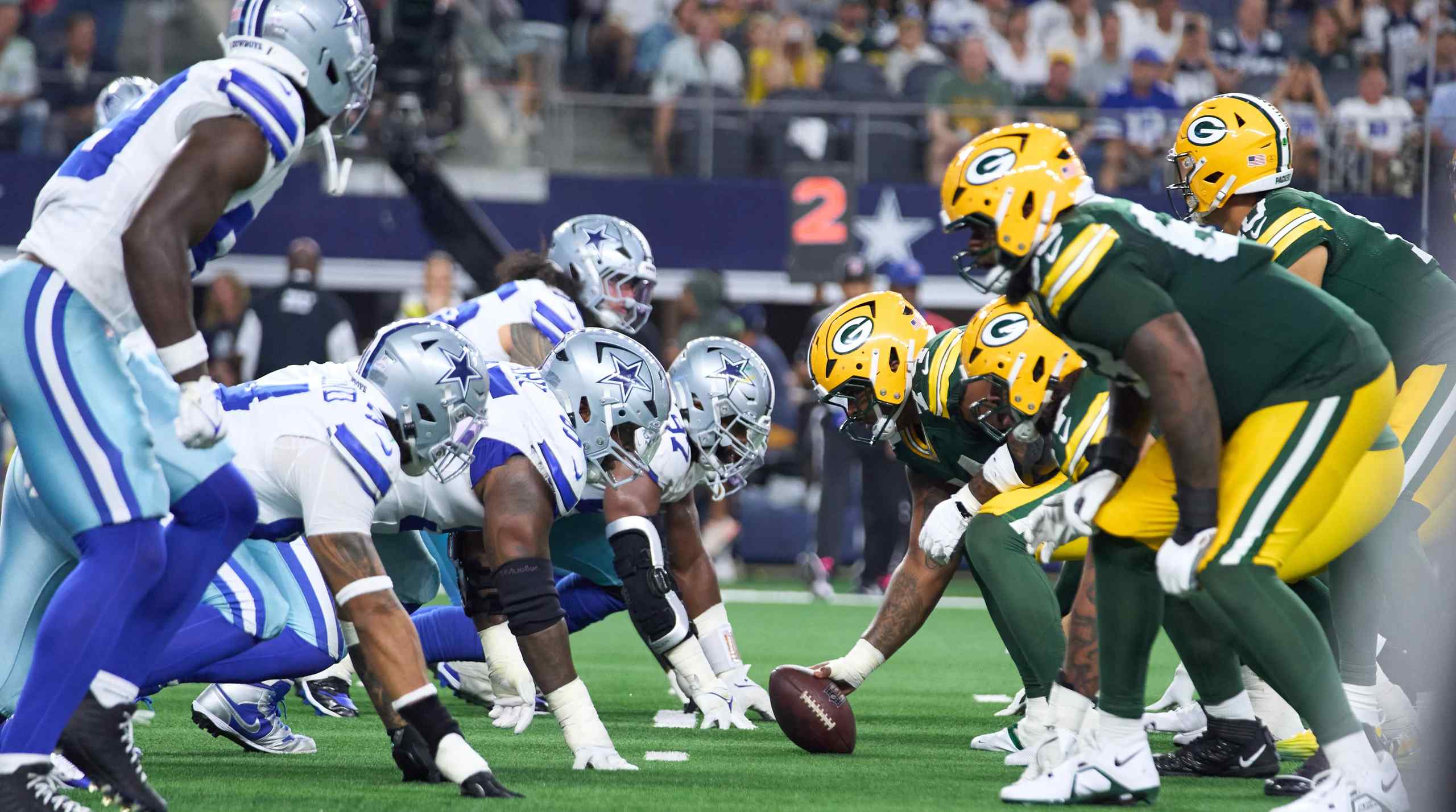 The Dallas Cowboys vs. the Green Bay Packers.